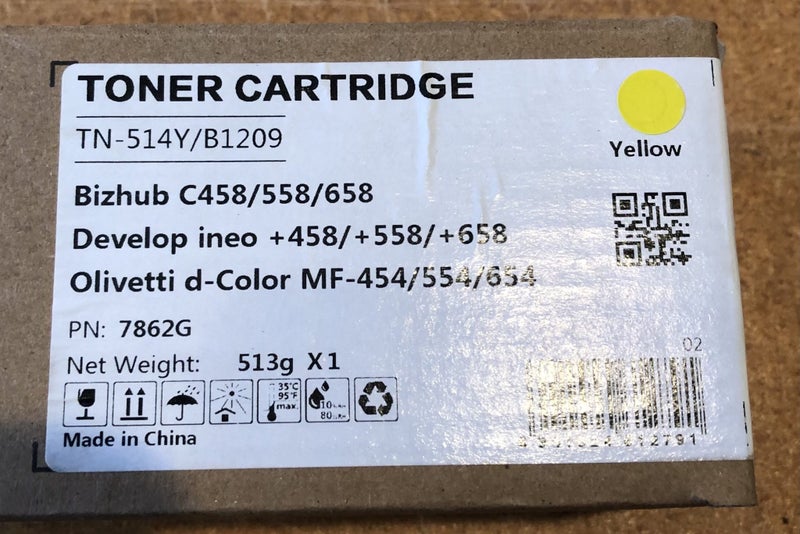 Konica Minolta - TN514Y Printer cartage/Toner Carousel 1
