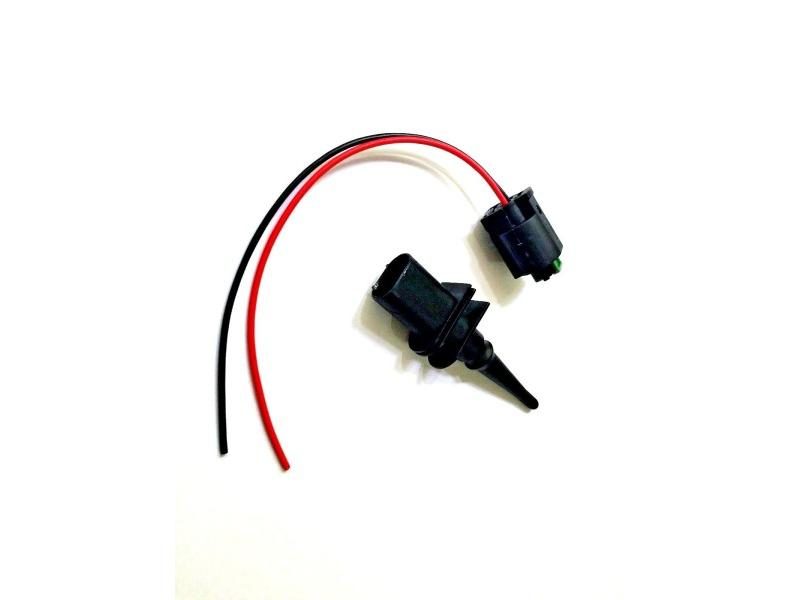Black Outside Ambient Air Temp Sensor Pigtail 65816905133 For BMW 1 6 7 Series Carousel 1