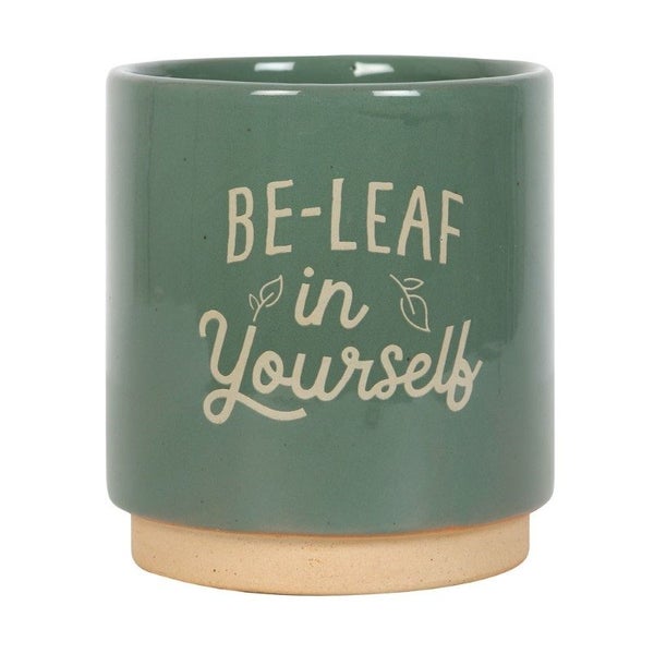 Green Be-Leaf in Yourself Plant Pot Carousel 3