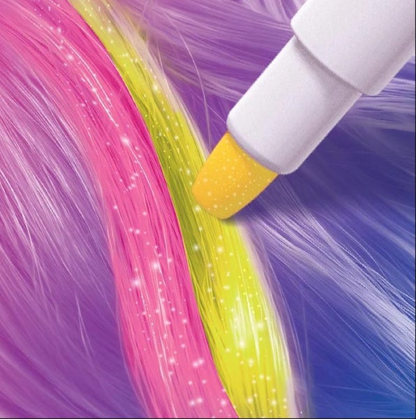 Hair Chalk Glitter Pastels - Temporary Hair Colour Carousel 1