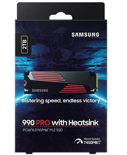 afterpay - Samsung 990 Pro With Heatsink 2TB PCIe 4.0 NVME M.2-2280 SSD Carousel 2
