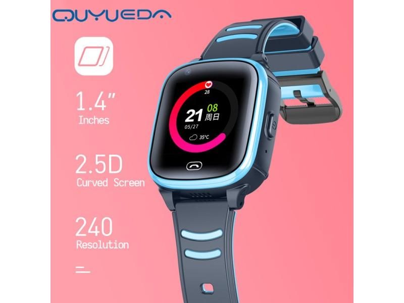 4G Students GPS Watch Tracker Waterproof Kids Locator W/SOS 2-Way Video Carousel 1