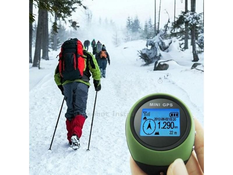 Mini GPS Tracker Portable Navigator Locator Compass For Tourists Travel Carousel 1