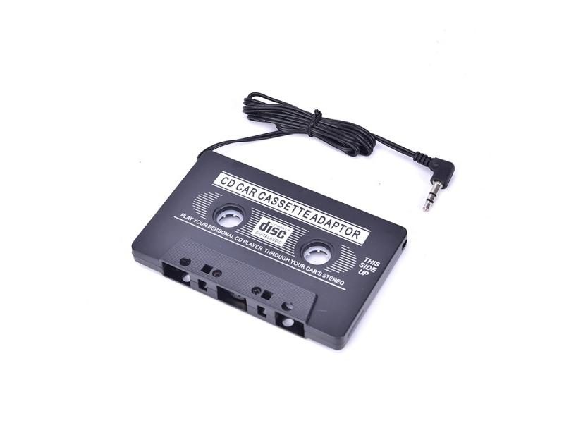 High Quality Black Car Cassette Adapter For MP3 CD DVD Player Carousel 1