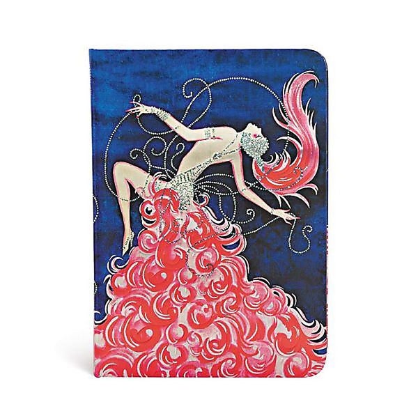 Cabaret Cabaret (Vintage Vogue) Midi Lined Hardcover Journal (Elastic Band Closu Carousel 1