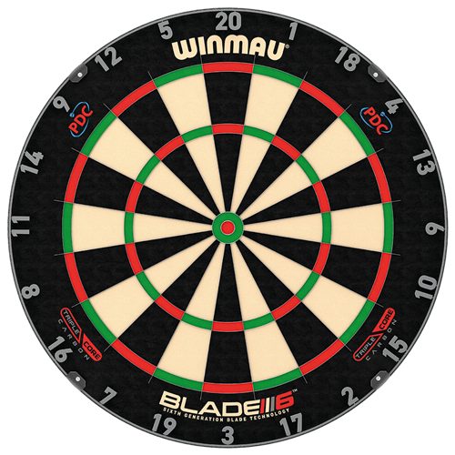 WINMAU BLADE 6 TRIPLE CORE DARTBOARD Carousel 1