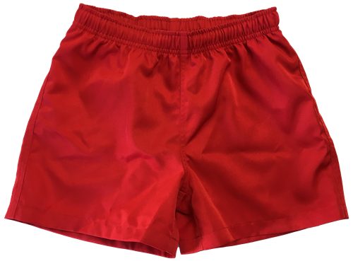 SILVER FERN RUGBY SHORTS RED SMALL Carousel 2