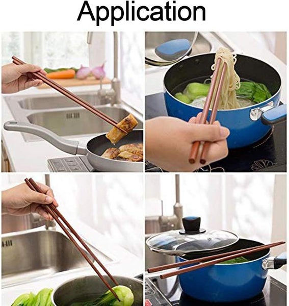 Extra Long Wooden Cooking Chopsticks 43CM Deep frying chopsticks Carousel 4