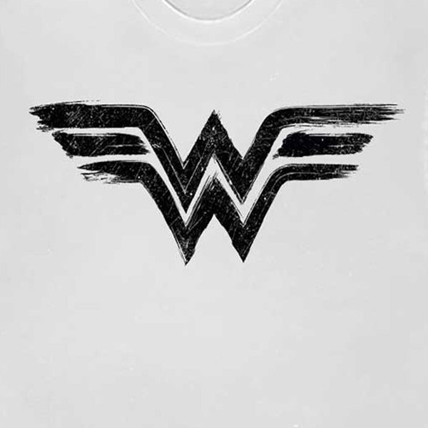 Wonder Woman Black Paint Logo T Shirt Carousel 2