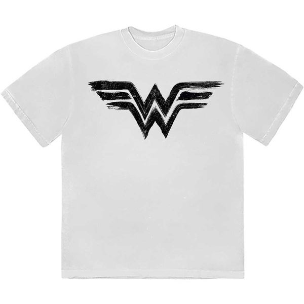 Wonder Woman Black Paint Logo T Shirt Carousel 3