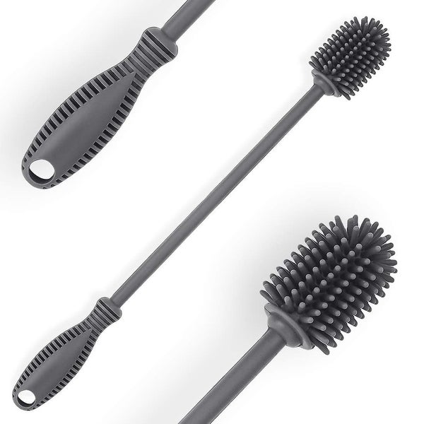 Silicone Bottle Cleaning Brush With Long Handle, 12.5 Water Bottle Cleaner For Carousel 1