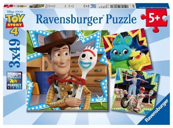 Ravensburger Disney Toy Story 4 Puzzle 3x49pc Carousel 1