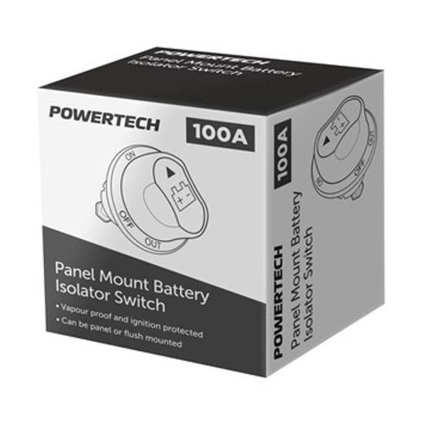 100A Panel Mount Battery Isolator Switch With Removable Key Carousel 3