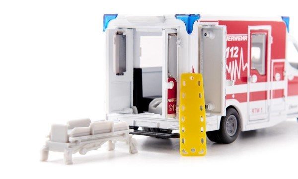 SIKU 2115 1:50 Mercedes Sprinter Miesen Type C Ambulance - 'Feuerwehr' Carousel 1