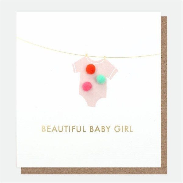 Mini Pom Pom Baby Girl Card Carousel 1