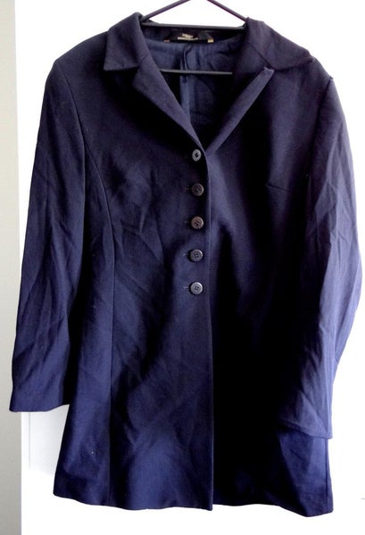 MARK & SPENCER DARK NAVY BLUE JACKET - SIZE 14 Carousel 1