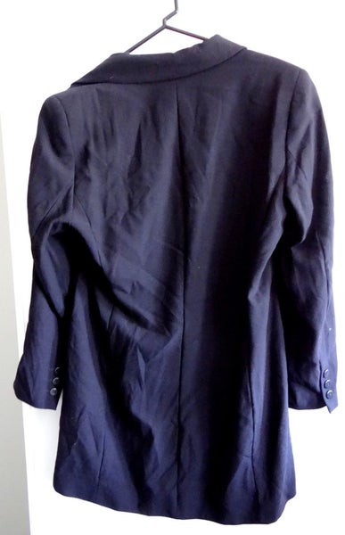 MARK & SPENCER DARK NAVY BLUE JACKET - SIZE 14 Carousel 2