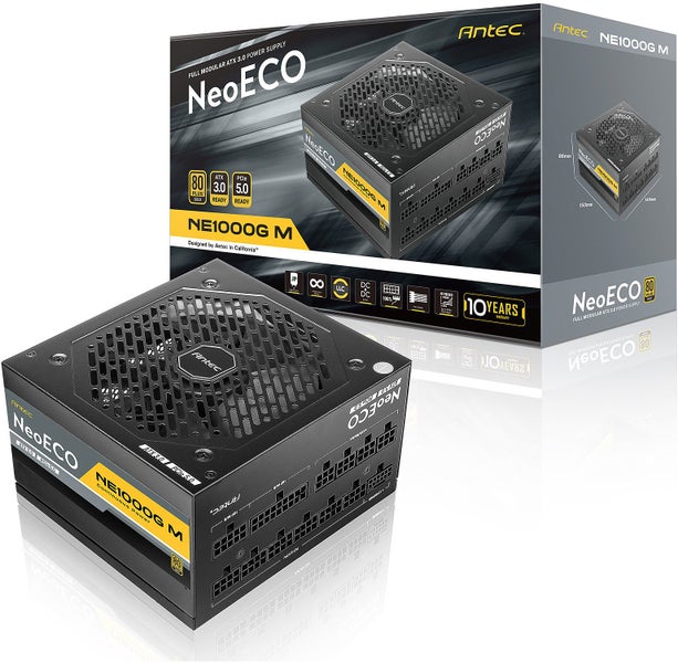 afterpay Antec NE1000G M ATX3.0 1000W 80Plus Gold Fully Modular ATX Power Supply Carousel 2