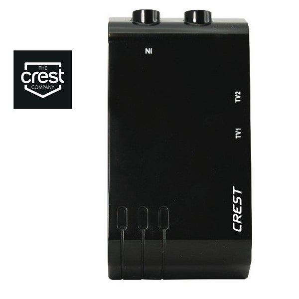 Crest Uhf Vhf Digital Tv Signal Splitter Distributor 2 Outputs Splitters & Combi Carousel 1