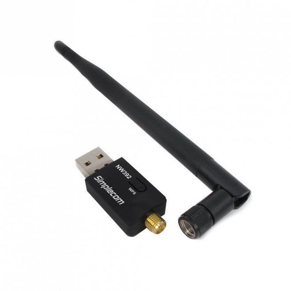 Simplecom Nw392 Usb Wireless Wifi Adapter 802.11N 300Mbps 5Dbi Antenna USB Cable Carousel 1