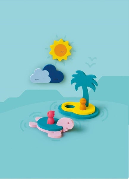 Quut Treasure Island Bath Puzzle Carousel 1