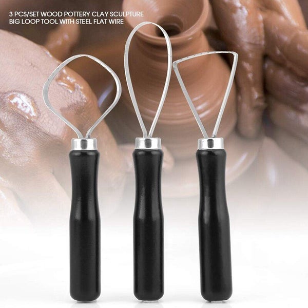 3Pcs Sculpture Scraper Carving Sludge Shaper Clay Tools Set Carousel 1
