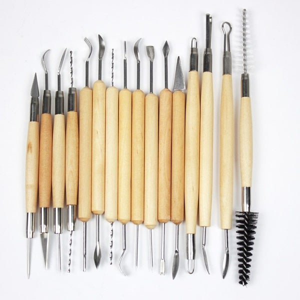 30 pieces / set of clay carving tool set styling tools and wooden carving knives Carousel 2