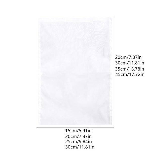 2 Pcs Reusable Nut Milk Bags Strainers Nylon Filter Bag Food Cheese Carousel 7