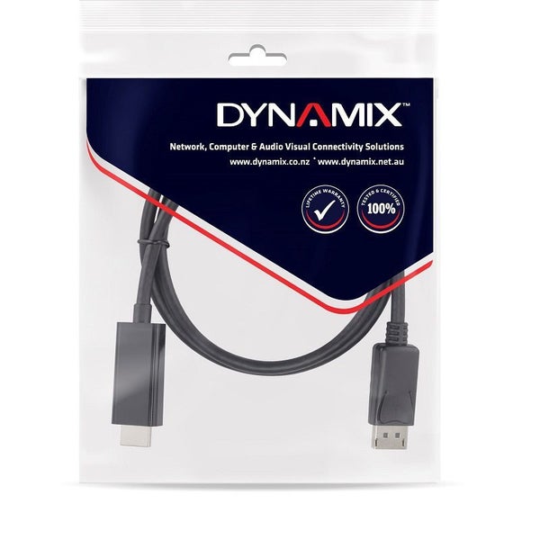 DYNAMIX 3m DisplayPort to HDMI Cable - (C-HDMIDP4K60-3) Carousel 3