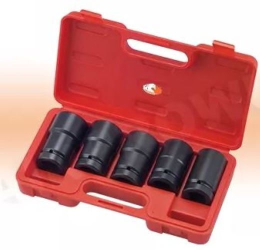 Black Impact Socket set 5PCS 3/4" DRIVE 90MM Carousel 1