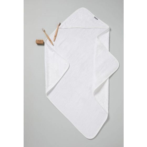 Little Bamboo Hooded Towel - Natural Carousel 3
