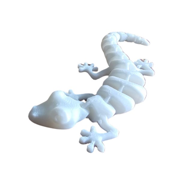 Paintable Articulated Gekko: Moving Toy Carousel 1