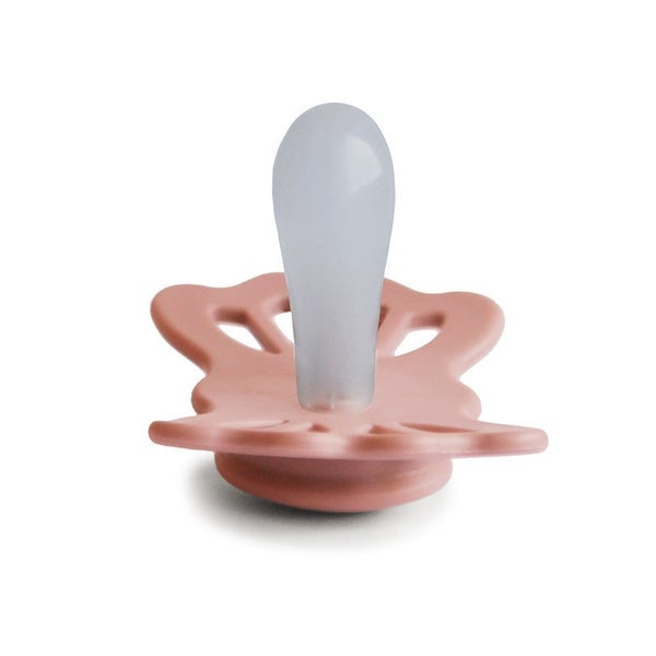 FRIGG Symmetrical Lucky Silicone Pacifier (Pretty in Peach) Size 1 Carousel 3