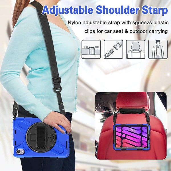 Onepiece Case for iPad Mini 6 8.3 Inch -Blue Carousel 7