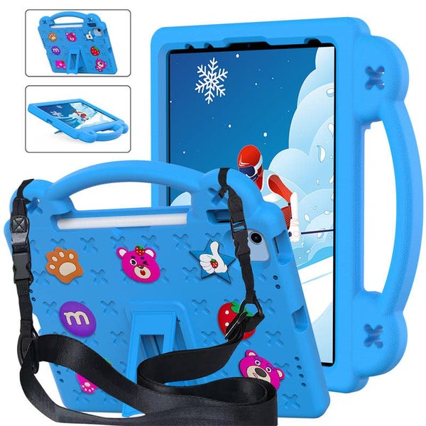 Case with Handle Shoulder Strap for iPad 10th 2022 -SkyBlue Carousel 1