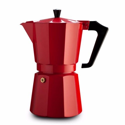 Pezzetti Red Italexpress Aluminium Coffee Maker 9C Carousel 1