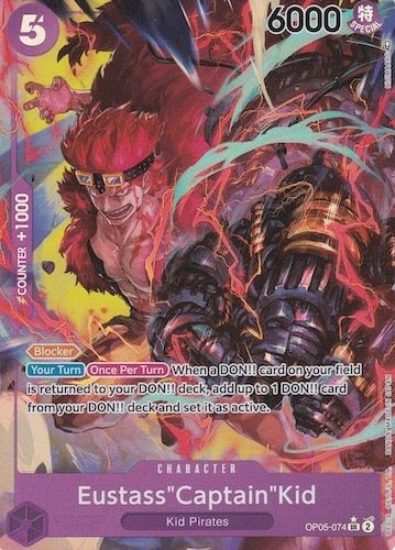 One Piece TGC Awakening of the New Era Eustass "Captain" Kidd - (Alternate Ar... Carousel 1