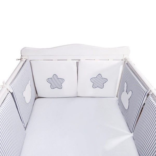 Comfortable Crib Fence Cartoon Crib Fence 6 Pieces/Set Carousel 1