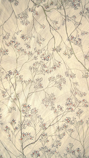 Authentic Vintage Kimono Silk Fabric / W35cm L150cm 3004L Carousel 10