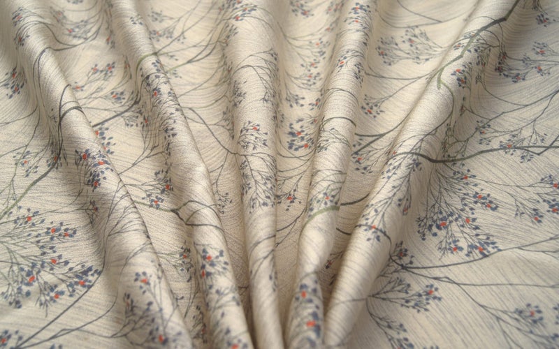 Authentic Vintage Kimono Silk Fabric / W35cm L150cm 3004L Carousel 1