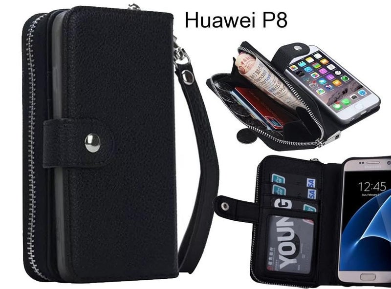 Huawei P8 Case coin wallet case full wallet leather case Carousel 1