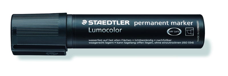 Staedtler Lumocolor Jumbo Permanent Markers Black x 5's pack Carousel 1