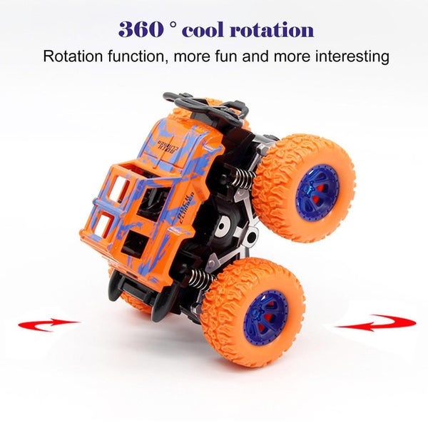 Pull Back Four-wheel Drive Off-road Vehicle Simulation Model Toy Baby Car Model Carousel 2