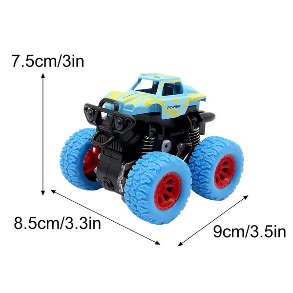 Pull Back Four-wheel Drive Off-road Vehicle Simulation Model Toy Baby Car Model Carousel 3