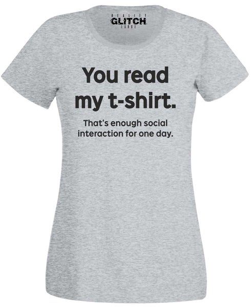 Women's You Read My T-Shirt T-Shirt Carousel 1