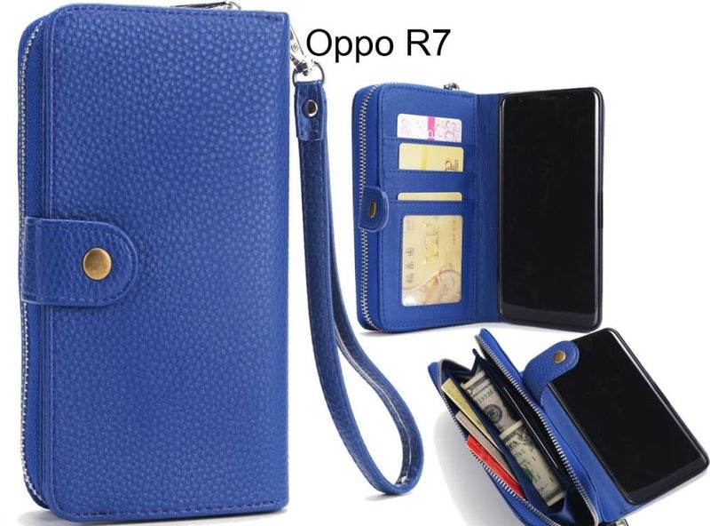 Oppo R7 coin wallet case full wallet leather case Carousel 1