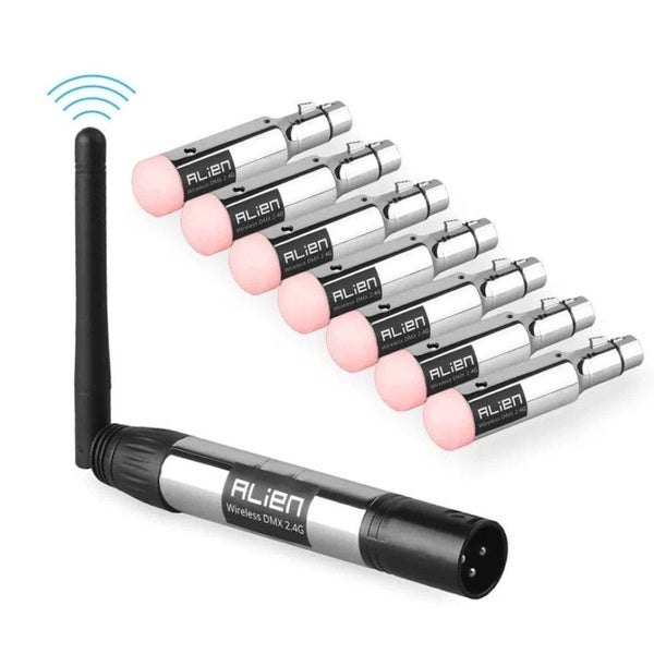 2.4g Ism Dmx512 Dfi Controller Rechargeable Wireless Receiver Built-in Batter... Carousel 2