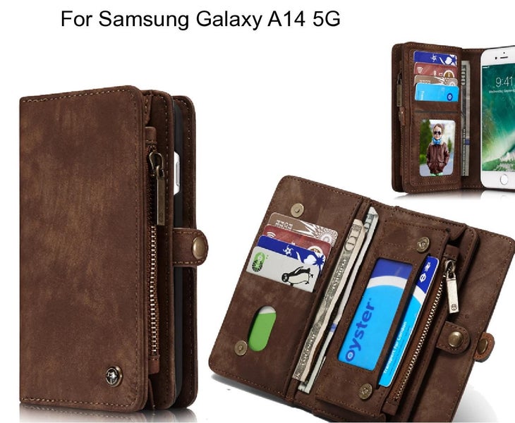 Samsung Galaxy A14 5G Case Retro leather case multi cards Carousel 1
