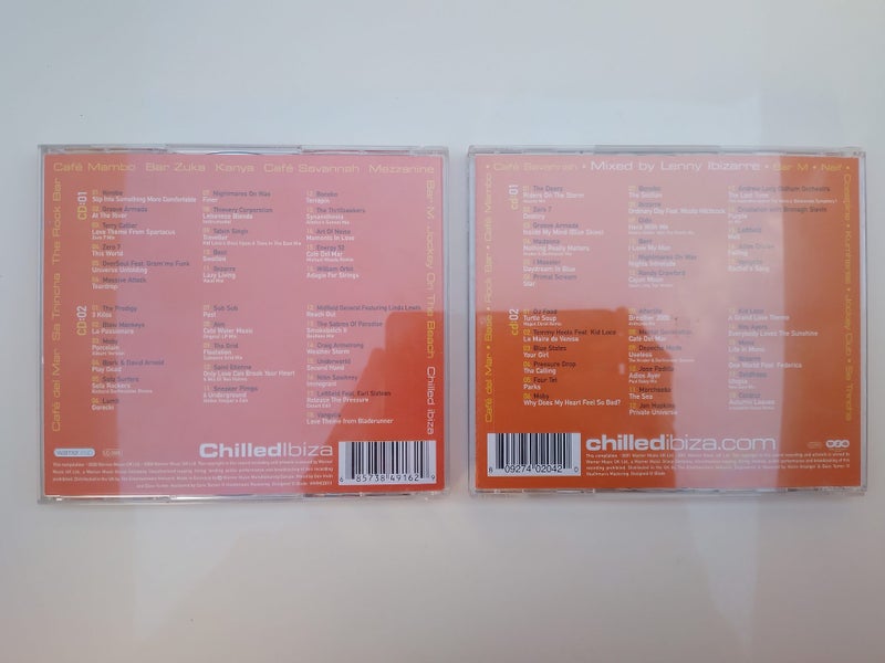 Chilled Ibiza - choose from various titles- single CD Carousel 2