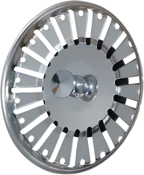Kitchen Sink Strainer Plug, 2pc Strainer Waste Plug For Kitchen Sink dia-84mm Carousel 1